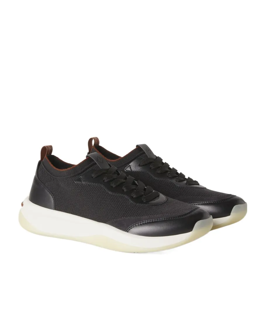 Loro Piana Round-Toe Lace-Up Sneakers