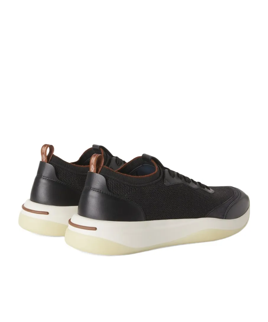 Loro Piana Round-Toe Lace-Up Sneakers