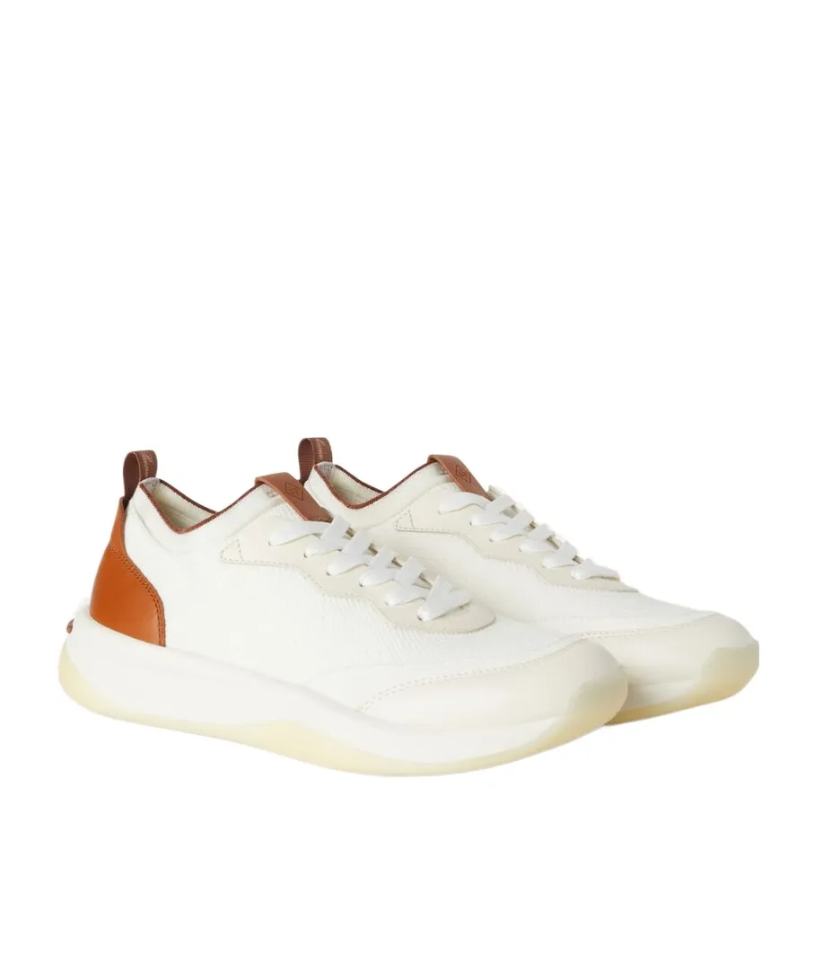 Loro Piana Round-Toe Lace-Up Sneakers