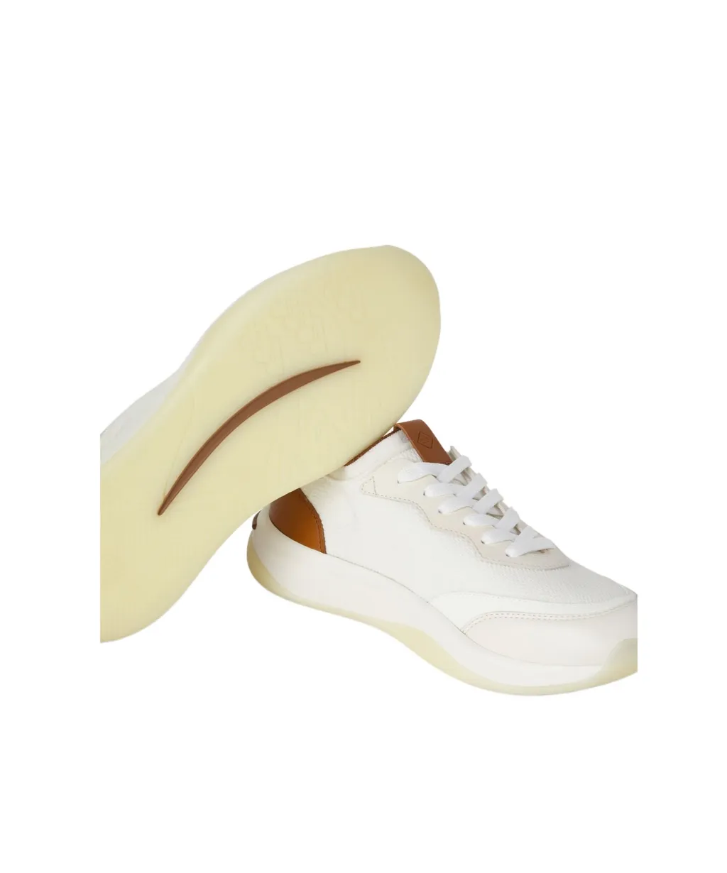 Loro Piana Round-Toe Lace-Up Sneakers