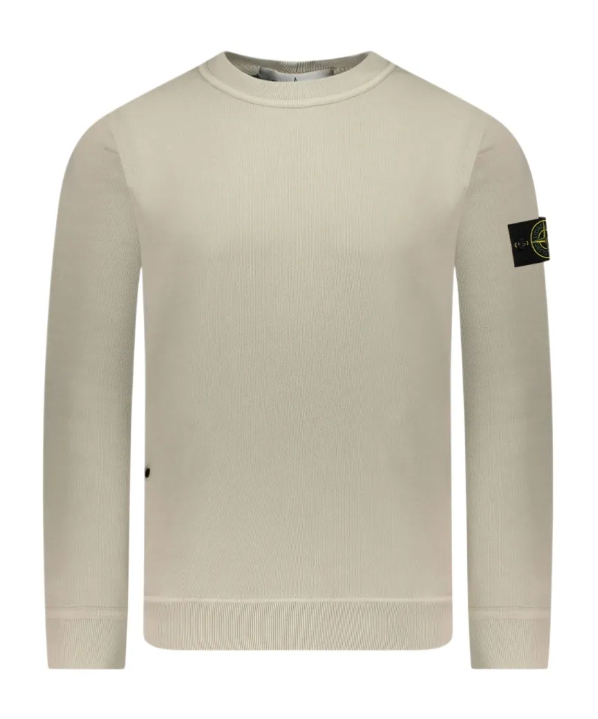 Stone Island Logo-Patch Crewneck Sweatshirt