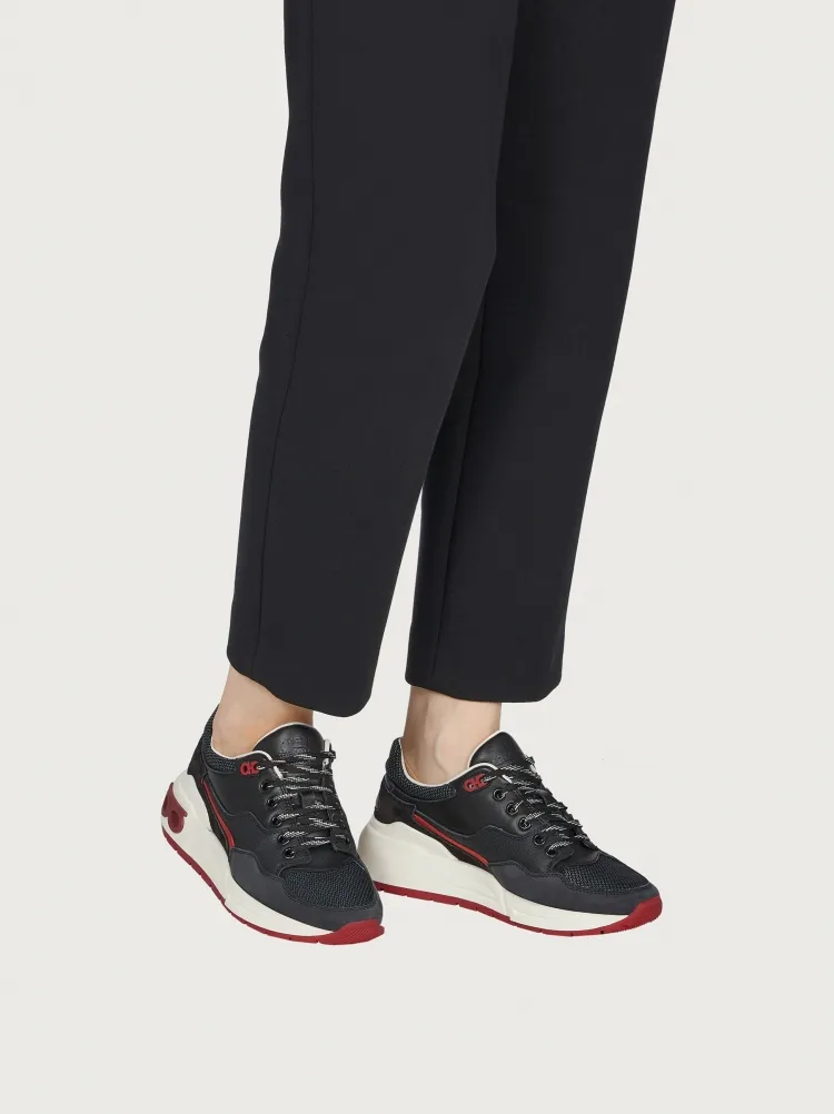 Logo Lace-Up Sneakers