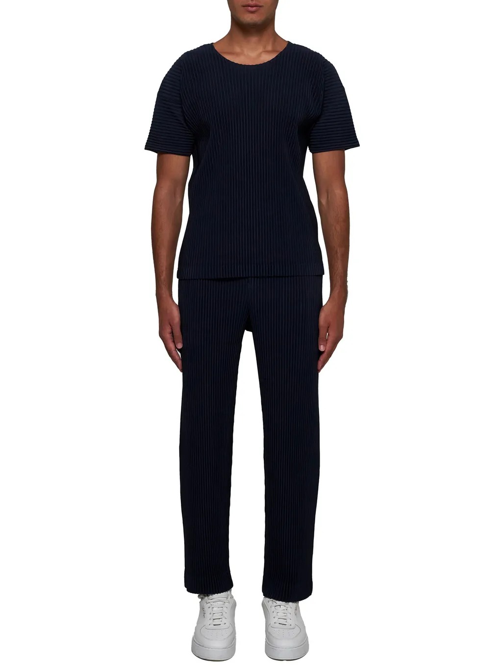 Homme Plissé Issey Miyake Pleated Crewneck T-Shirt