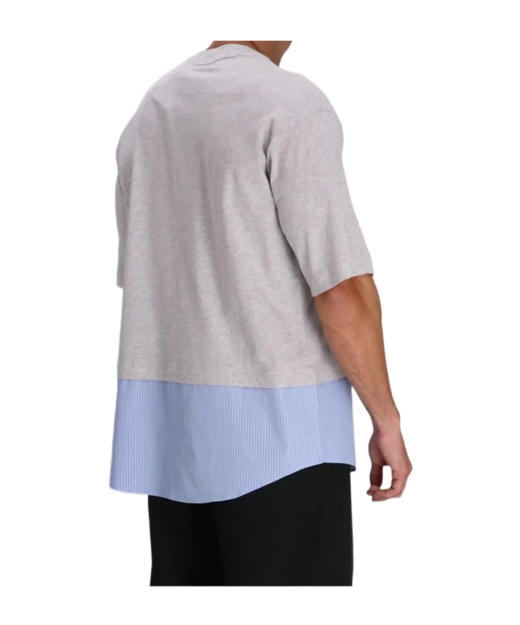 Two-Tone Logo-Print T-Shirt