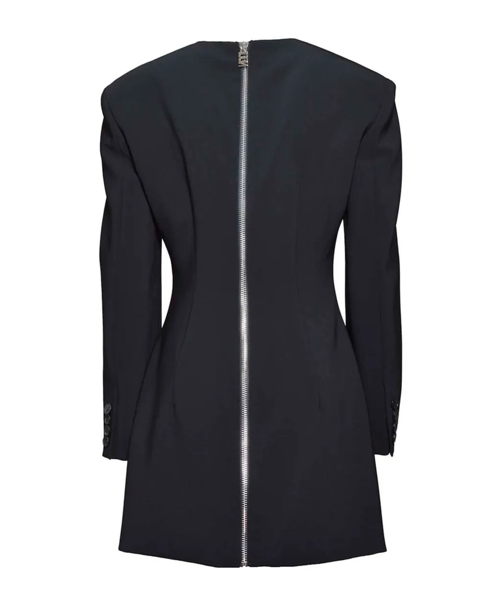 Dsquared2 Rear Zipped Crewneck Dress