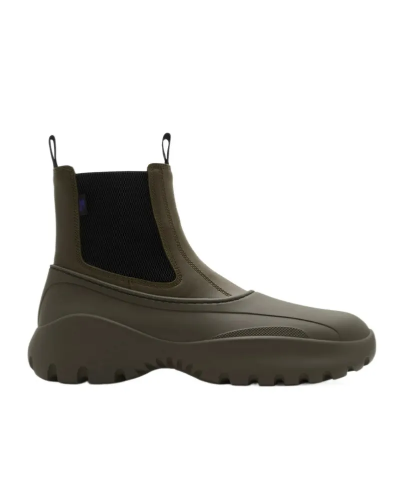 Burberry Scoot Round-Toe Ankle Chelsea Boots