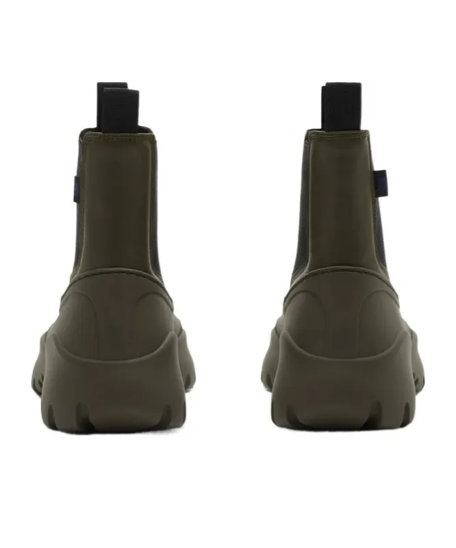 Burberry Scoot Round-Toe Ankle Chelsea Boots