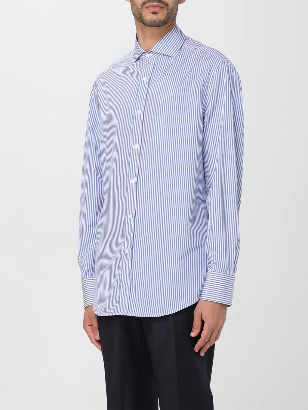 Striped Long-Sleeved Shirt