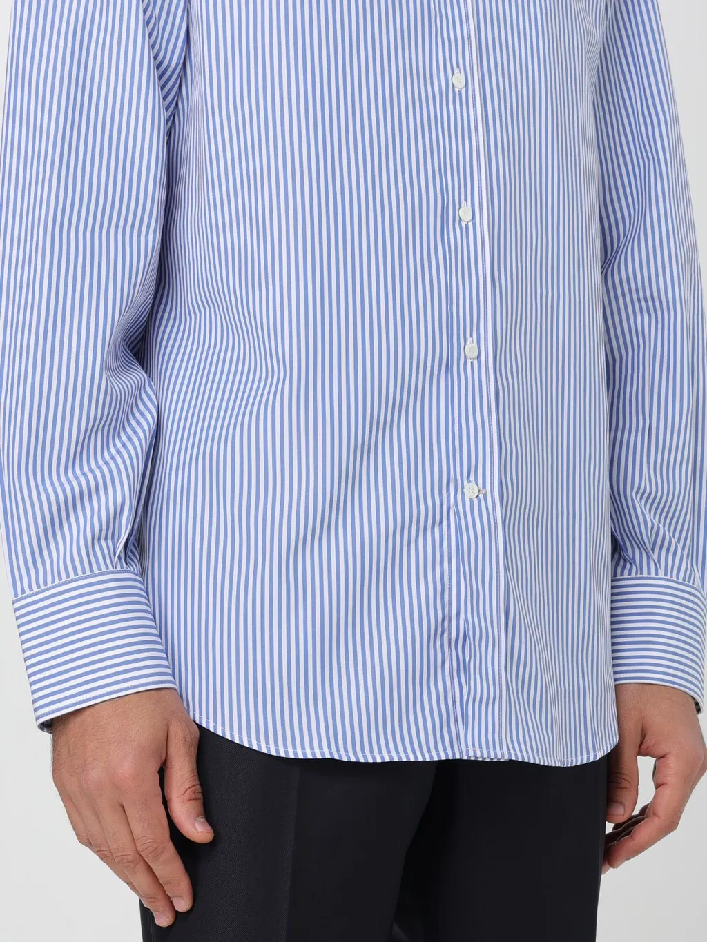 Striped Long-Sleeved Shirt