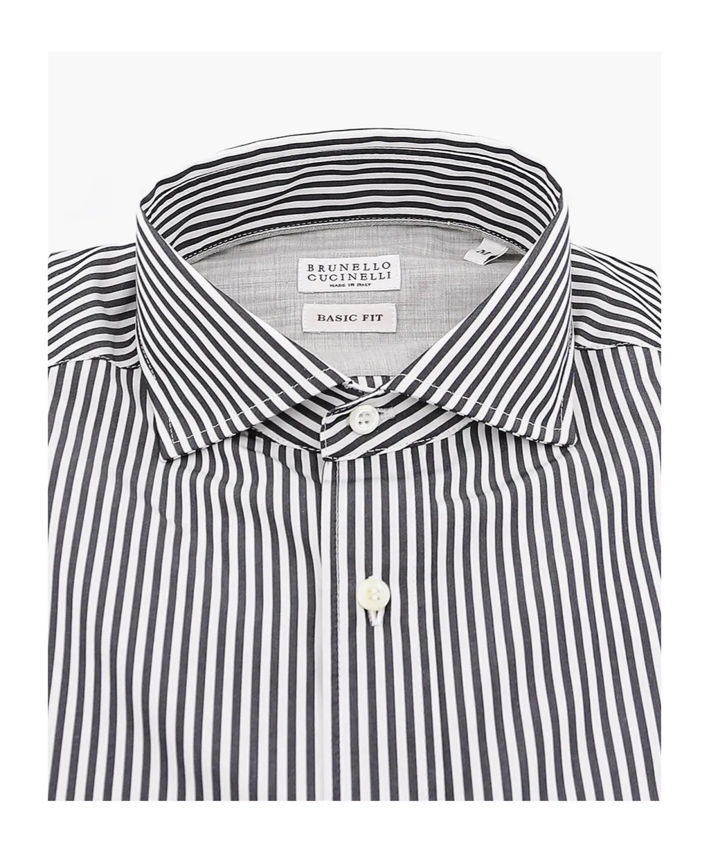 Striped Long-Sleeved Shirt