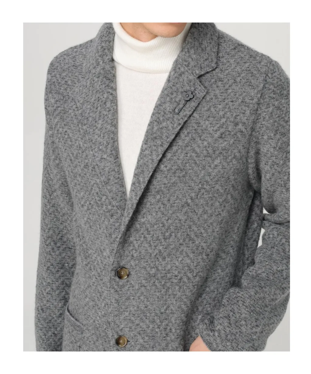 Lardini Brooch-Detailed Tailored Blazer