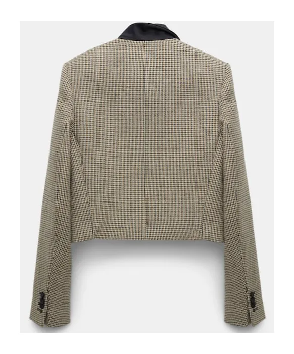Dorothee Schumacher Gaphic Elegance Cropped Blazer