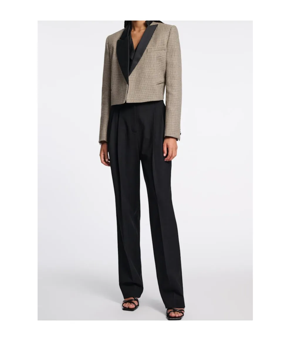 Dorothee Schumacher Gaphic Elegance Cropped Blazer
