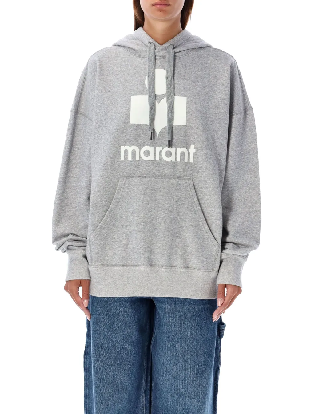Isabel Marant ÉToile Mansel Logo Printed Drawstring Hoodie