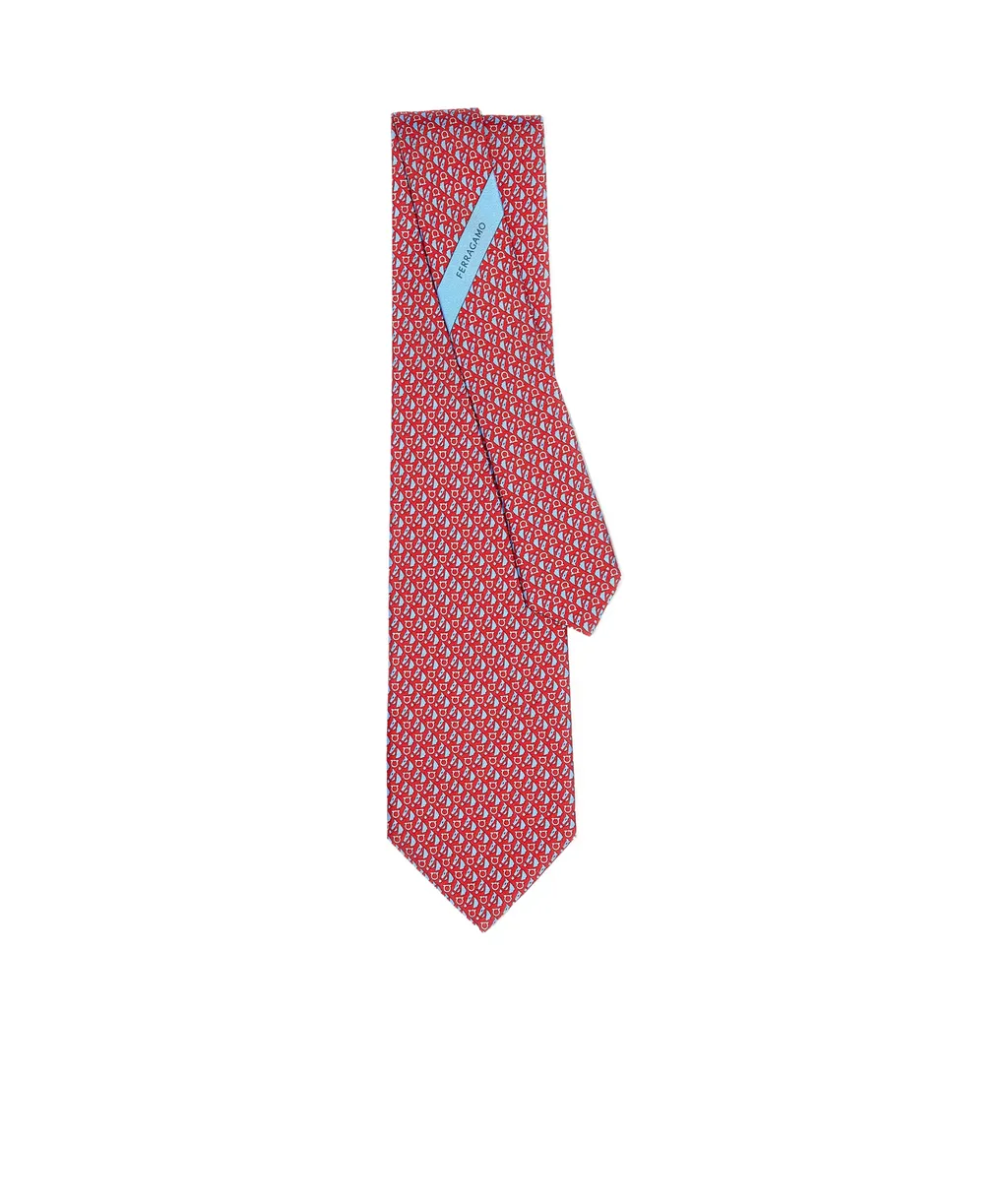 Salvatore Ferragamo Equestrian Printed Tie