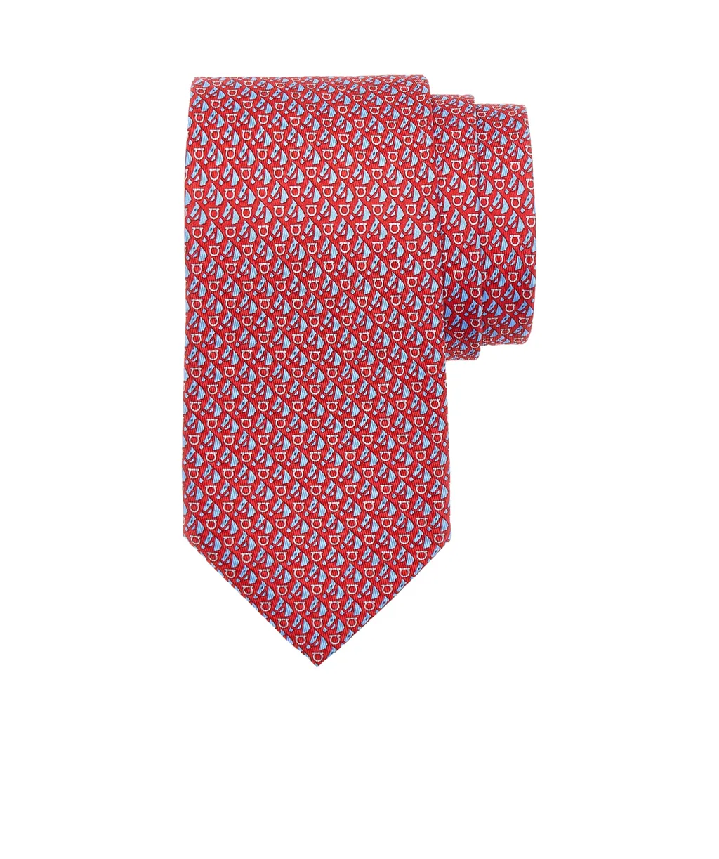 Salvatore Ferragamo Equestrian Printed Tie