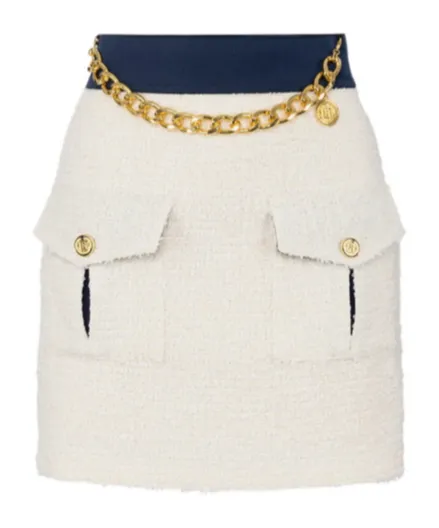 Elisabetta Franchi Tweed Miniskirt