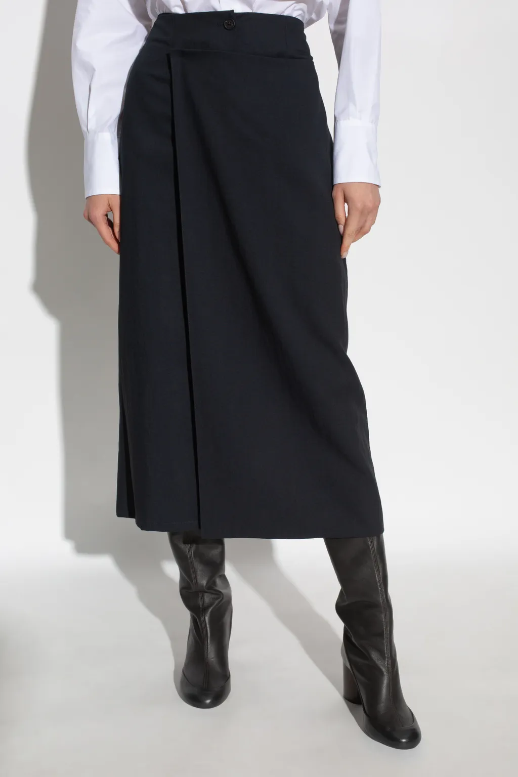 Fabiana Filippi Front-Wrap Midi Skirt