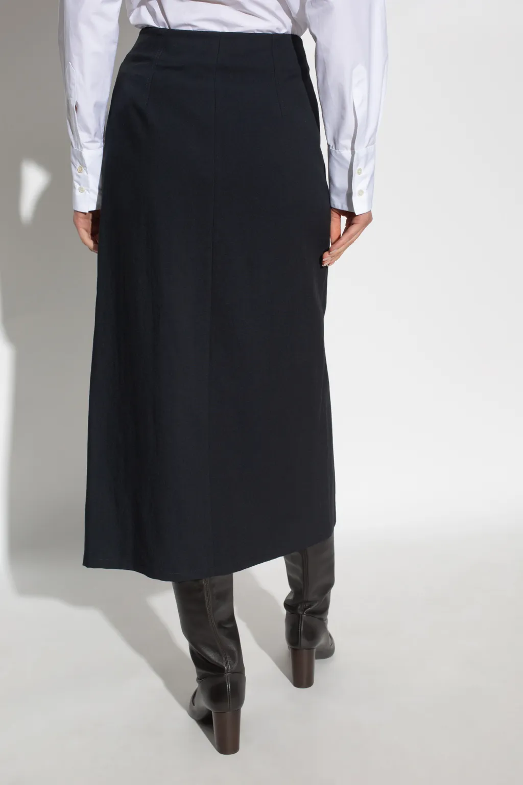 Fabiana Filippi Front-Wrap Midi Skirt