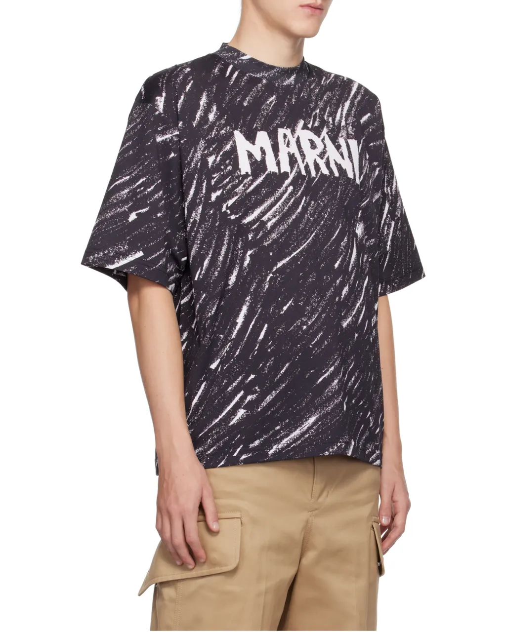 Marni Logo Printed Crewneck T-Shirt