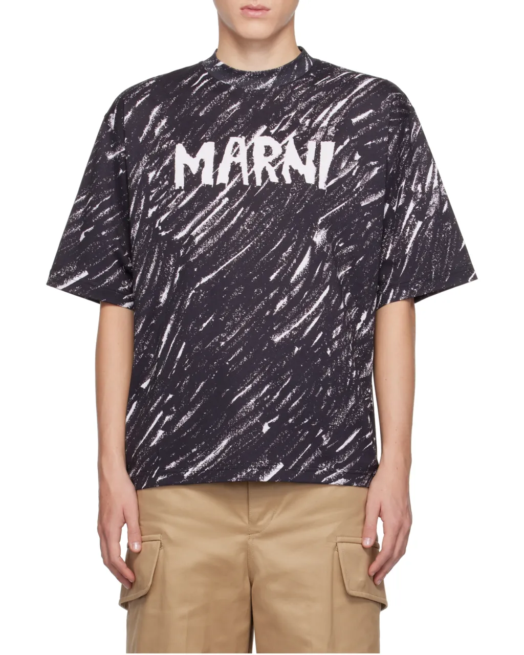 Marni Logo Printed Crewneck T-Shirt