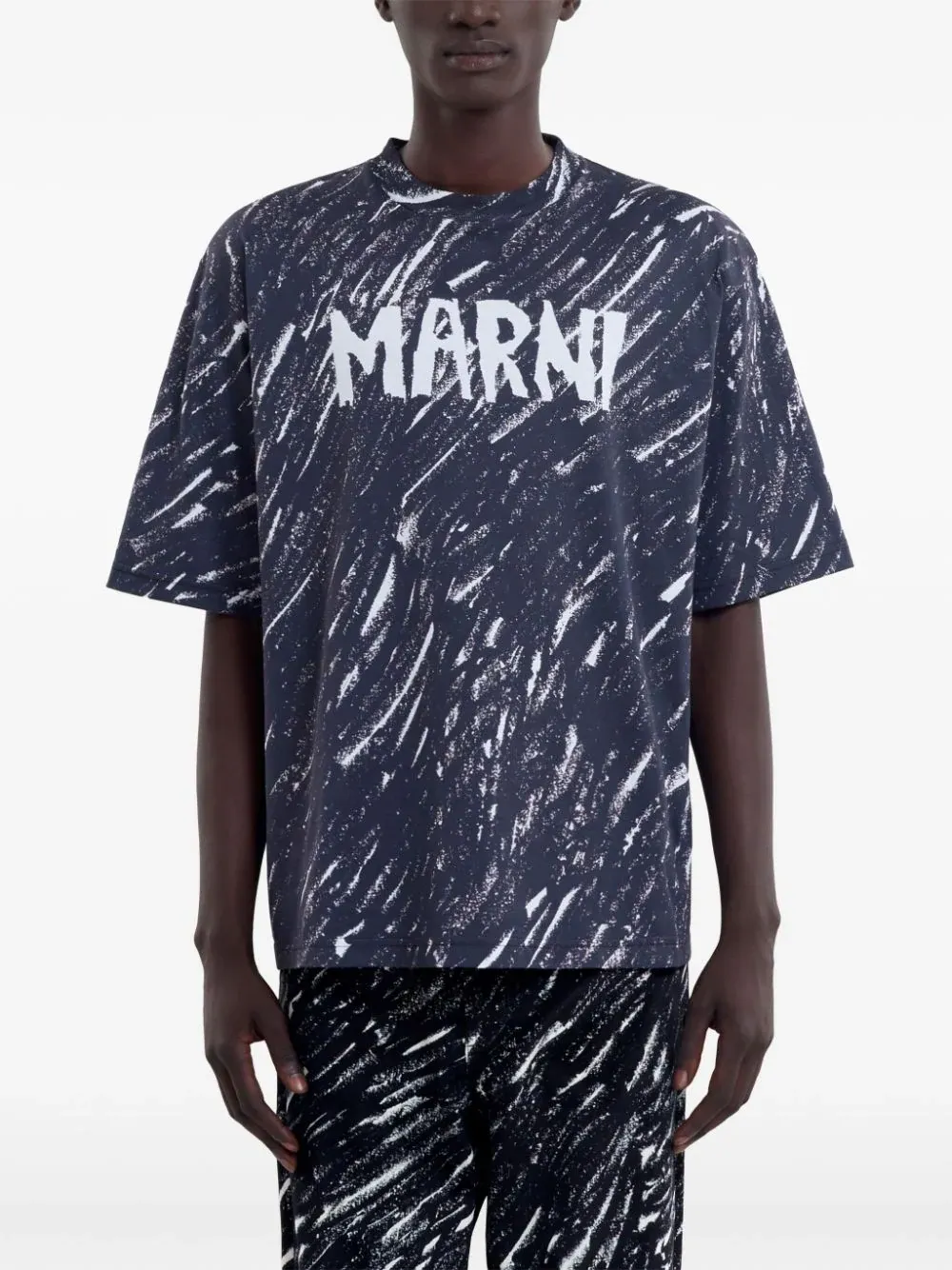 Marni Logo Printed Crewneck T-Shirt