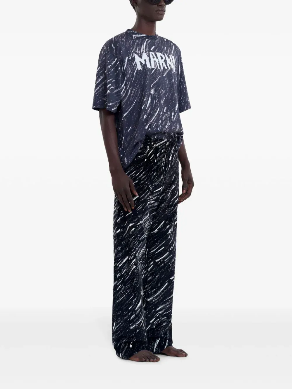 Marni Logo Printed Crewneck T-Shirt