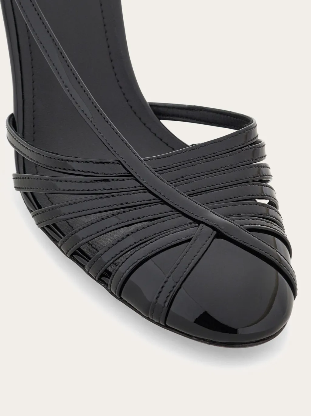 Logo-Laced High-Heeled Sandals