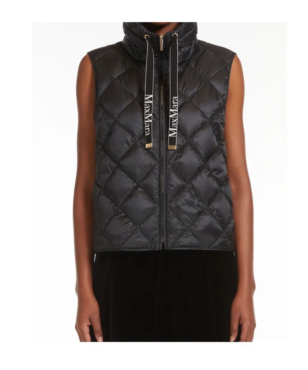 Max Mara The Cube High Neck Drawstring Gilet