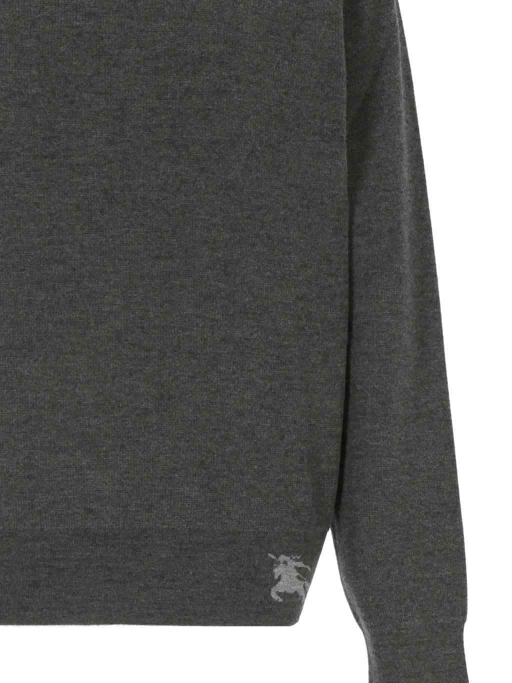 Burberry Equestrian Knight Intarsia-Knit Crewneck Jumper