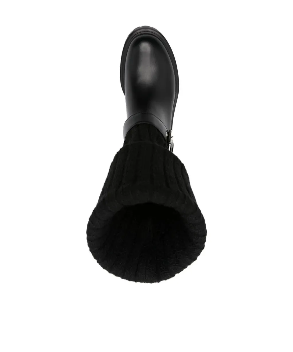 Gianvito Rossi Thurso Strap Detailed Pull-On Biker Boots
