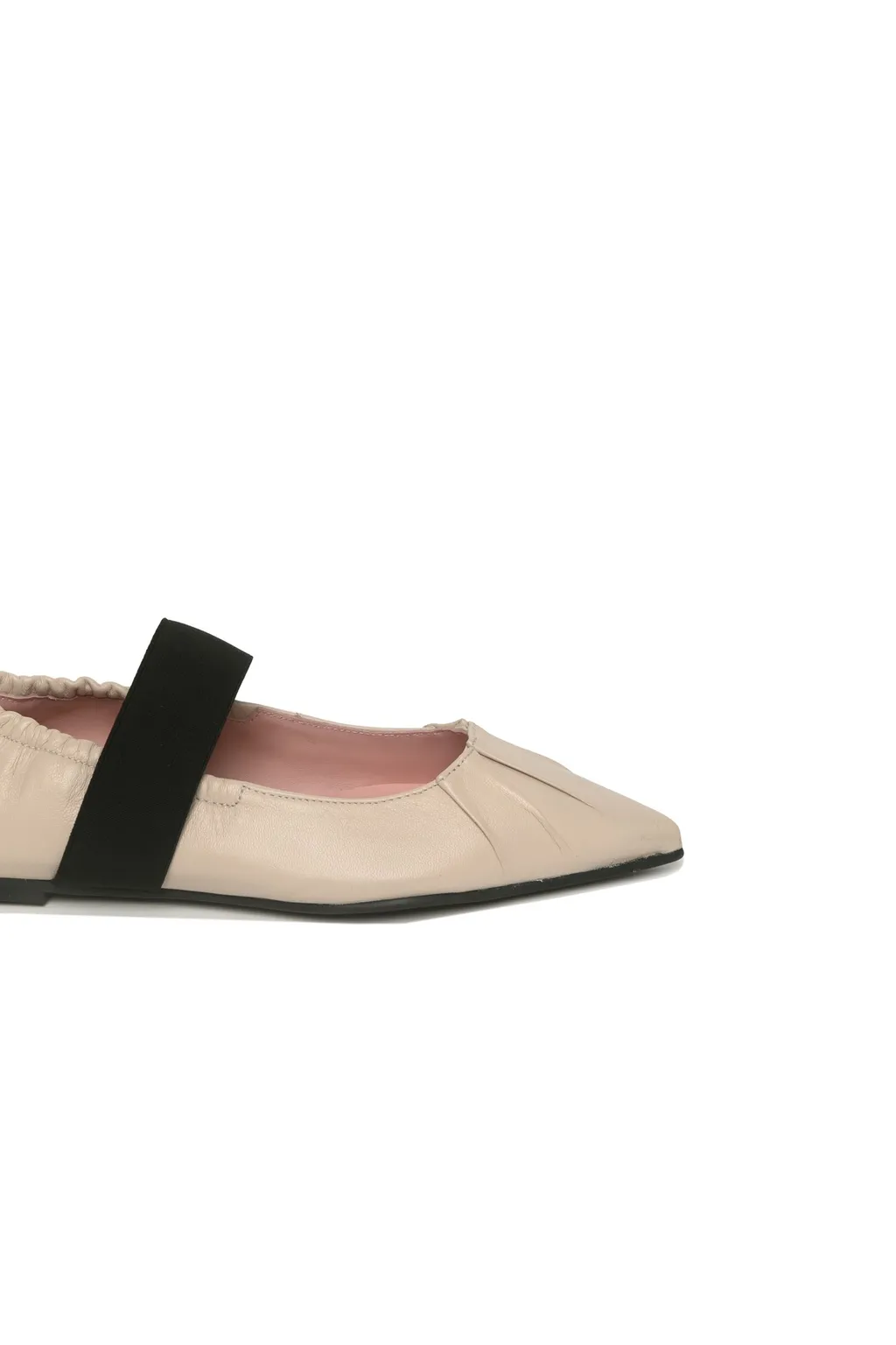 Pleated Pointed Flats