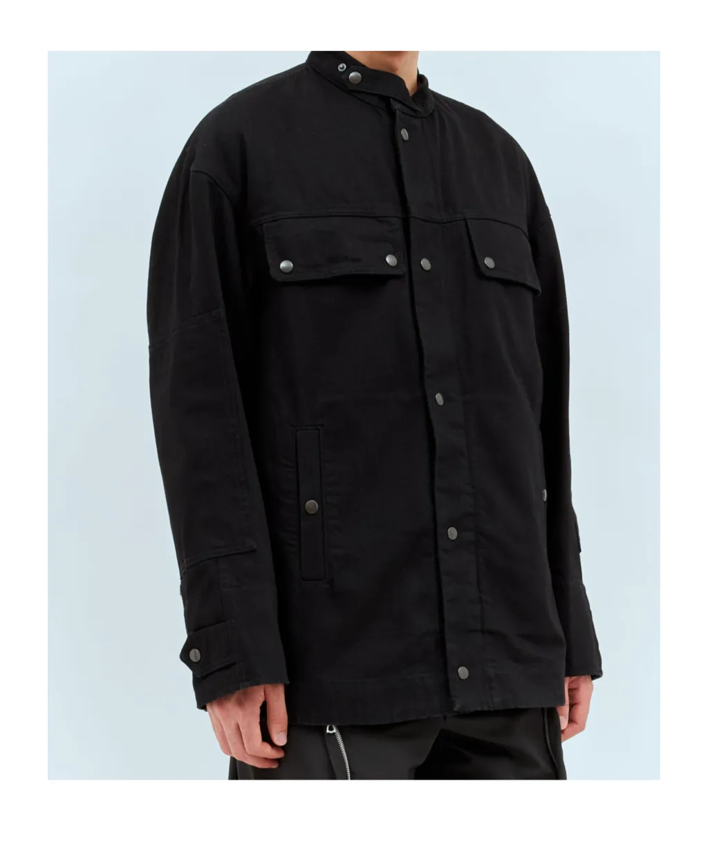 Dries Van Noten Viskin Snap-Button Fastened Jacket