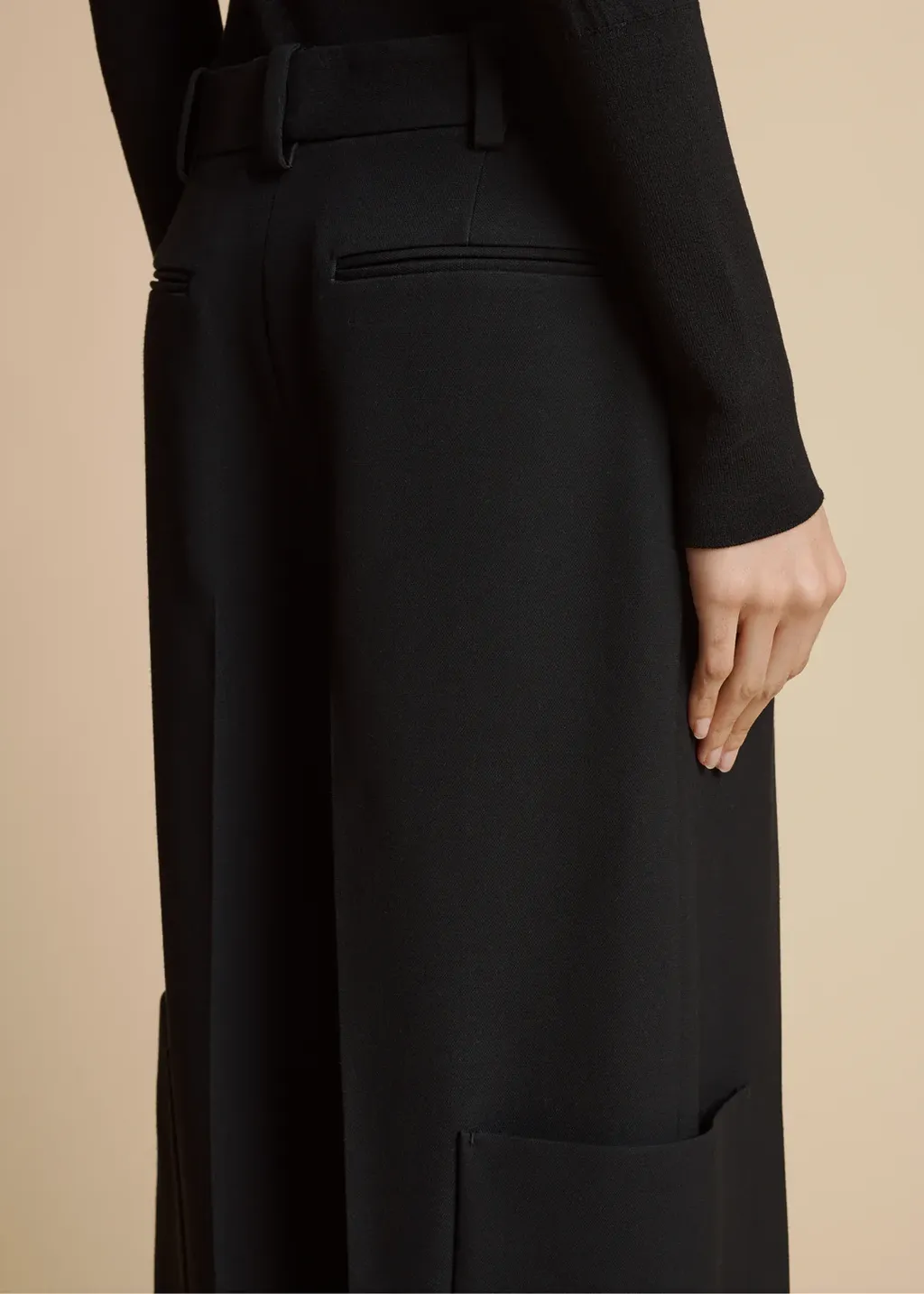 High-Waist Design Casual Pants