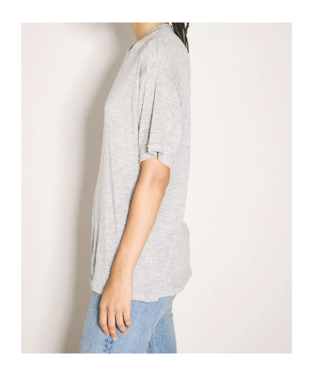 Saint Laurent Crewneck Short-Sleeved T-Shirt