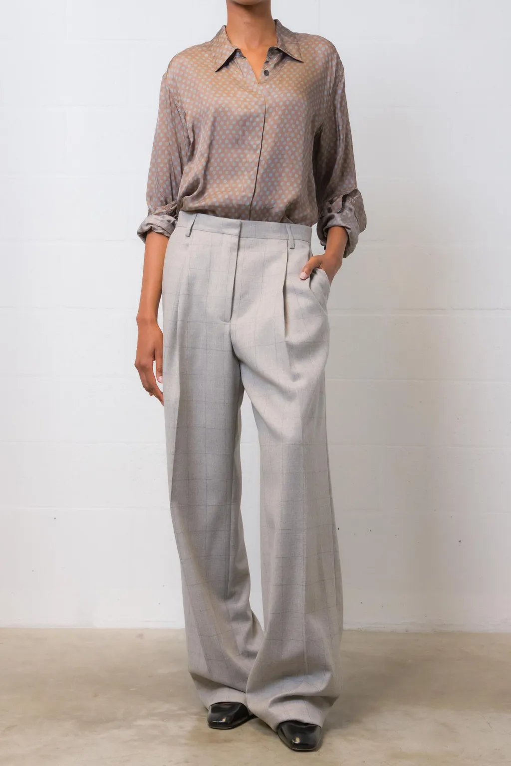 Pleated Casual Pants
