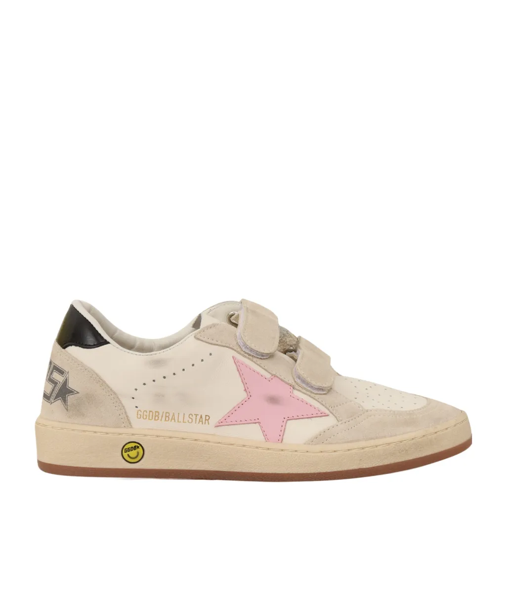 Golden Goose Kids Star Patch Touch Strap Sneakers