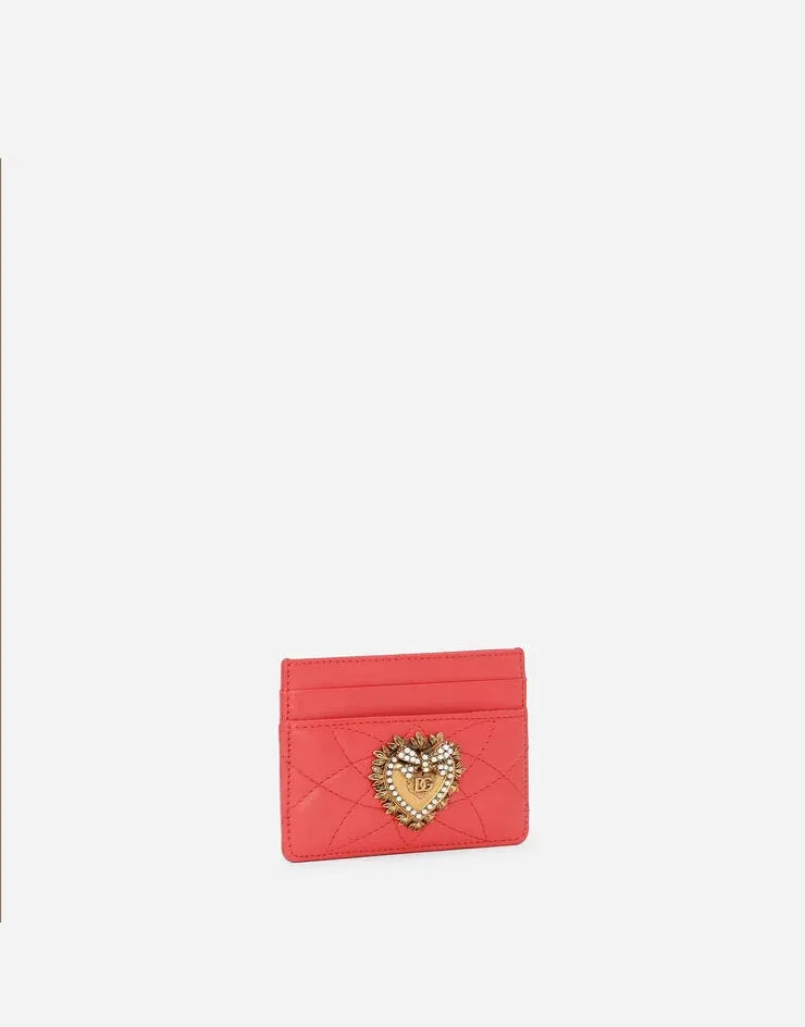 Dolce & Gabbana Devotion Logo Plaque Cardholder