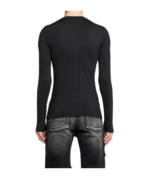 Y/Project Logo Patch Second Skin Distressed T-Shirt