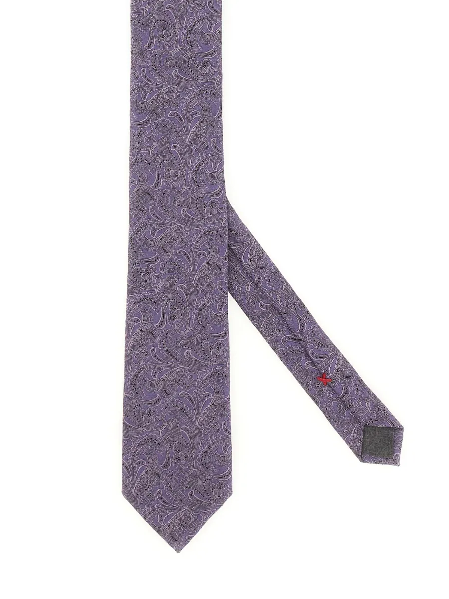 Brunello Cucinelli Patterned-Jacquard Tie