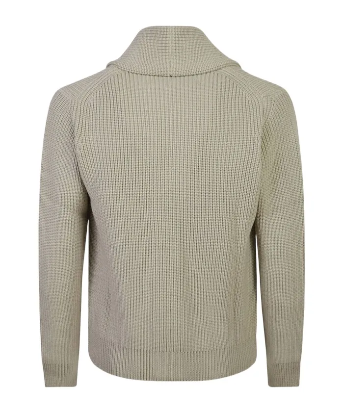 Ribbed-Knit Cardigan