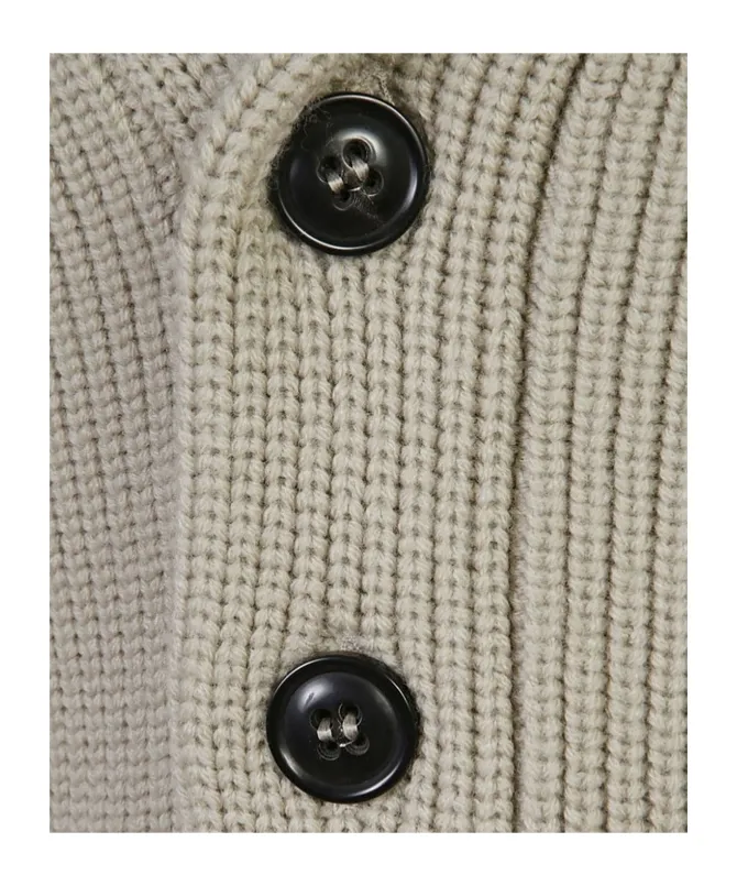 Ribbed-Knit Cardigan