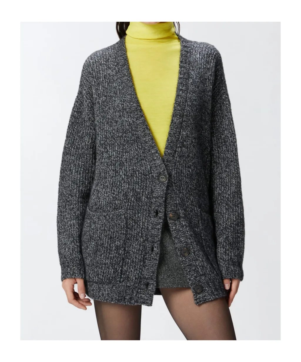 Pinko Erbaceo V-Neck Knitted Cardigan