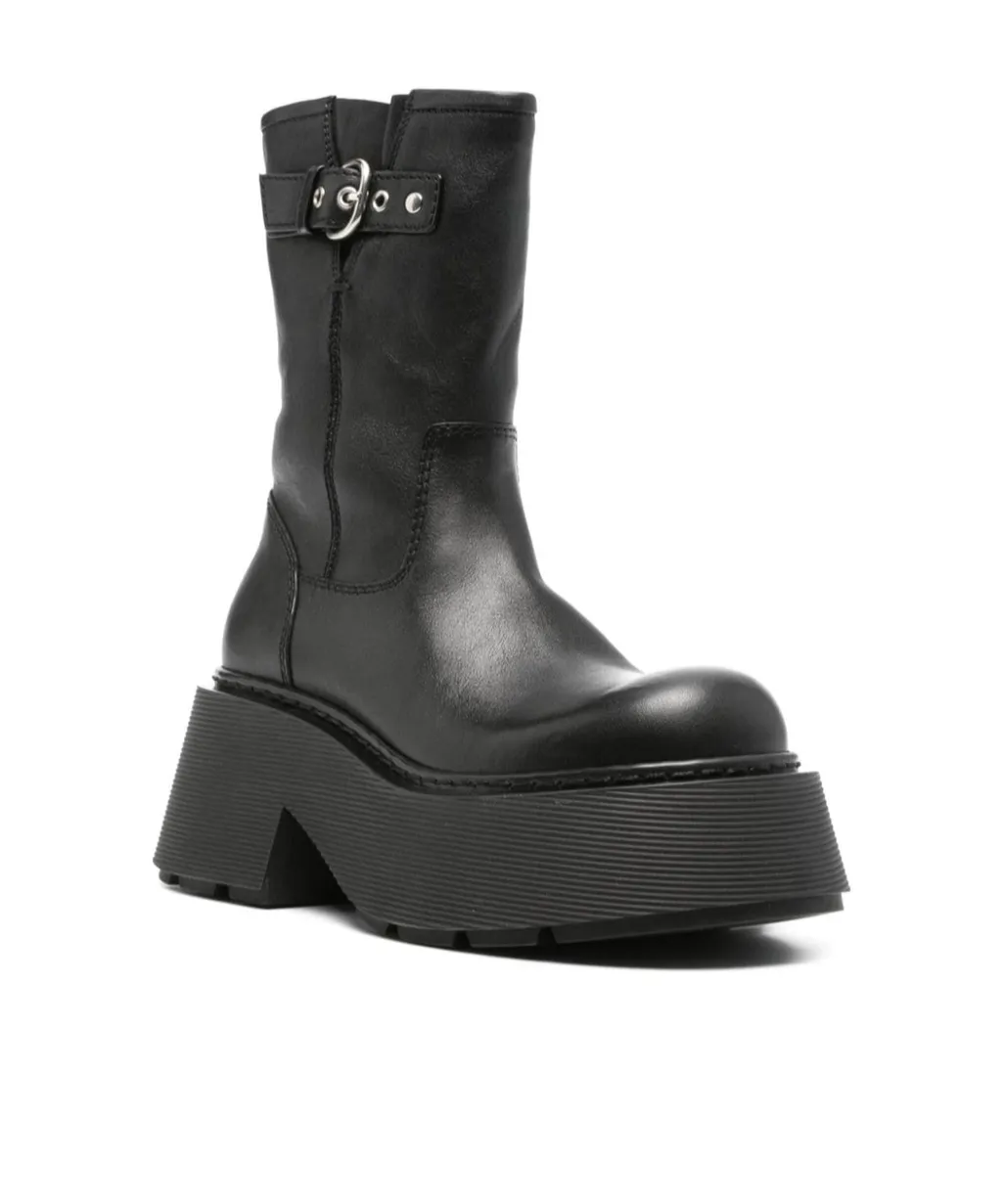 Vic Matie Round Toe Ankle Boots