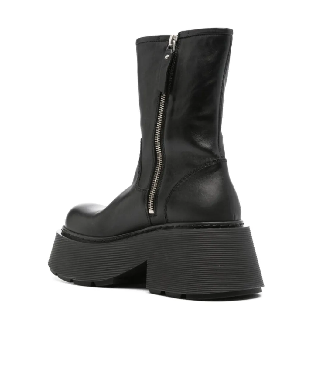 Vic Matie Round Toe Ankle Boots