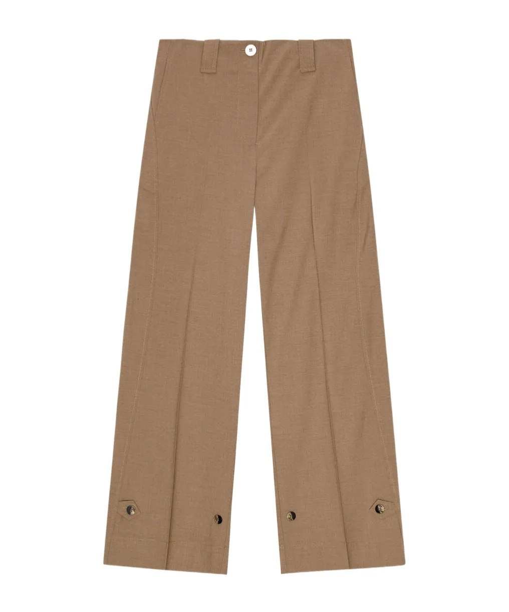 Ganni Creased Trousers