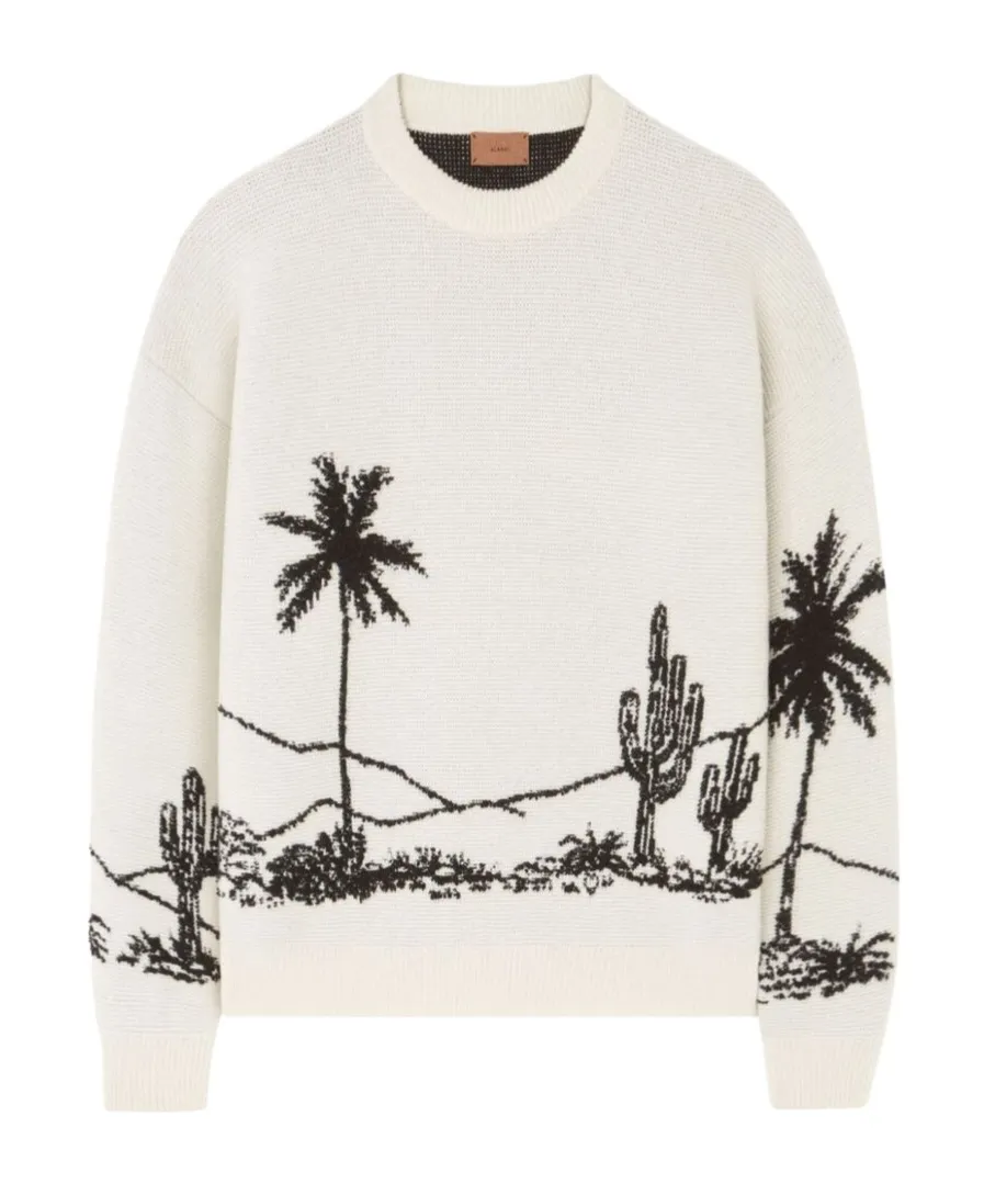 Desert Print-Knitted Jumper
