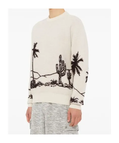 Desert Print-Knitted Jumper