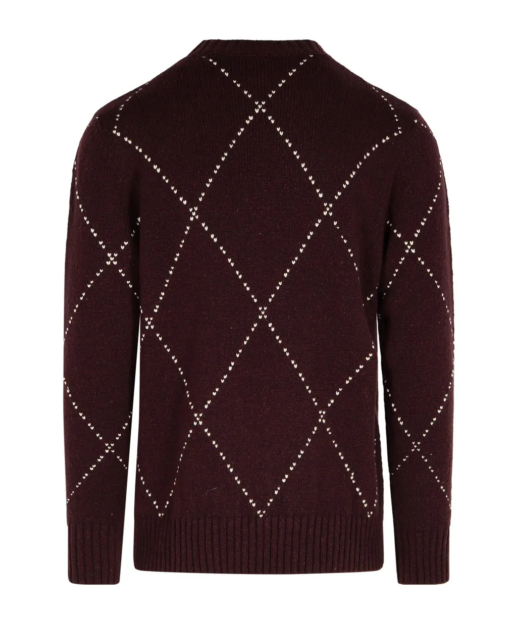 Eleventy Ribbed Patterned Knitwear