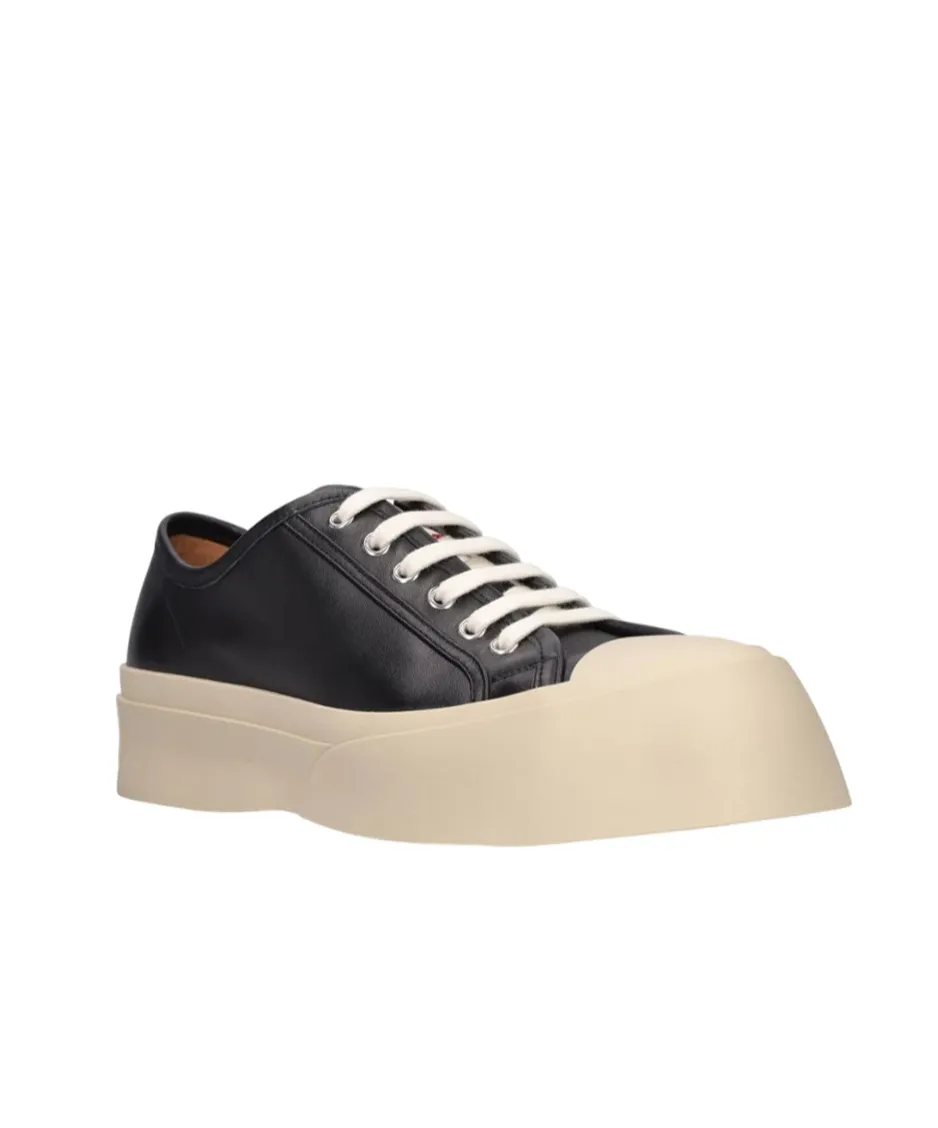 Marni Logo Patch Lace-Up Sneakers